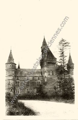 Carte postale ancienne Le Château — Radinghem (Pas-de-Calais)