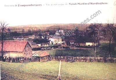 Carte postale ancienne Vue panoramique — Saint-Martin-d'Hardinghem (Pas-de-Calais)