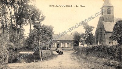 Carte postale ancienne La Place — Verchocq (Pas-de-Calais)