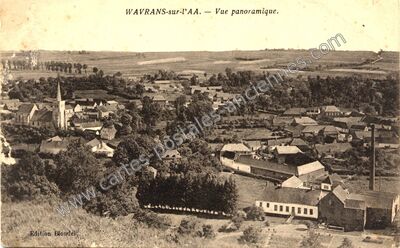 Carte postale ancienne Vue panoramique — Wavrans-sur-l'Aa (Pas-de-Calais)
