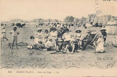 Carte postale ancienne Berck Plage — Berck (Pas-de-Calais)
