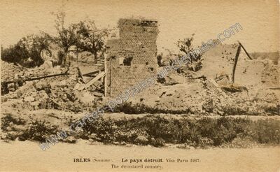 Carte postale ancienne Irles — Irles (Somme)