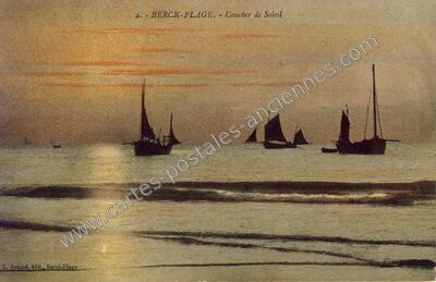 Carte postale ancienne Berck Plage — Berck (Pas-de-Calais)