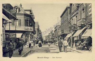Carte postale ancienne Berck Plage — Berck (Pas-de-Calais)