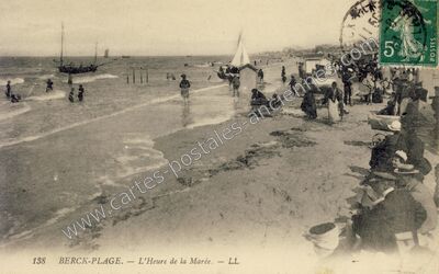 Carte postale ancienne Berck Plage — Berck (Pas-de-Calais)