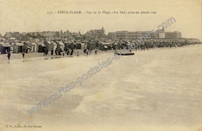 Carte postale ancienne Berck Plage — Berck (Pas-de-Calais)
