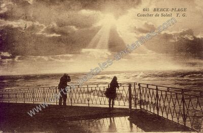 Carte postale ancienne Berck Plage — Berck (Pas-de-Calais)
