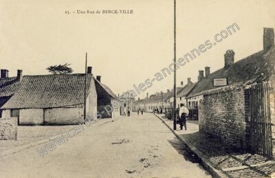 Carte postale ancienne Berck Ville — Berck (Pas-de-Calais)