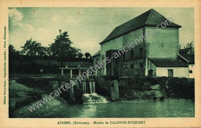 Carte postale ancienne Moulin de Calonne-Ricouart — Calonne-Ricouart (Pas-de-Calais)