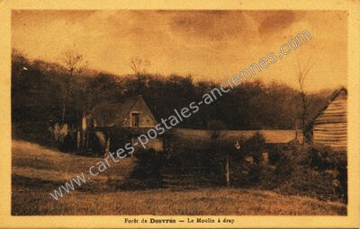 Carte postale ancienne Forêt — Le Moulin à drap — Desvres (Pas-de-Calais)
