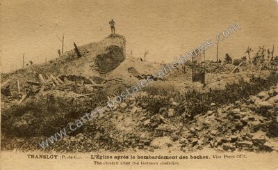 Carte postale ancienne Transloy — Le Transloy (Pas-de-Calais)