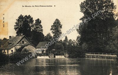 Carte postale ancienne Preaux Authie — Beauvoir-Wavans (Pas-de-Calais)