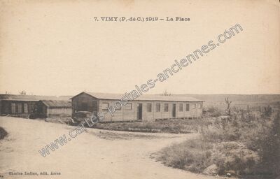 Carte postale ancienne La Place — Vimy (Pas-de-Calais)