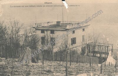 Carte postale ancienne Chalet — Anvin (Pas-de-Calais)