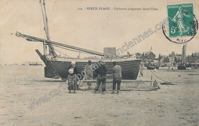 Carte postale ancienne Berck Plage — Berck (Pas-de-Calais)
