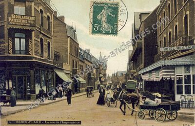 Carte postale ancienne Berck Plage — Berck (Pas-de-Calais)
