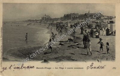 Carte postale ancienne Berck Plage — Berck (Pas-de-Calais)