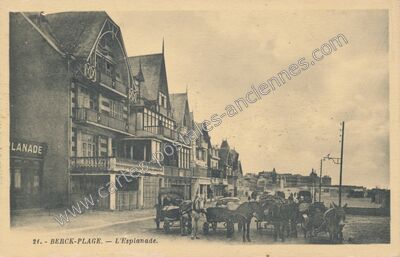 Carte postale ancienne Berck Plage — Berck (Pas-de-Calais)