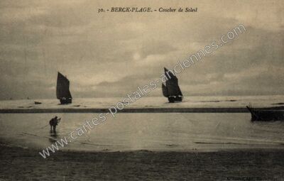 Carte postale ancienne Berck Plage — Berck (Pas-de-Calais)