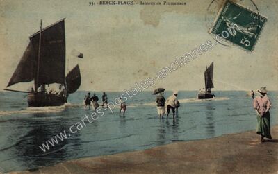 Carte postale ancienne Berck Plage — Berck (Pas-de-Calais)