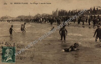 Carte postale ancienne Berck Plage — Berck (Pas-de-Calais)