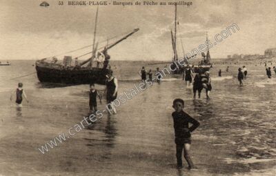 Carte postale ancienne Berck Plage — Berck (Pas-de-Calais)