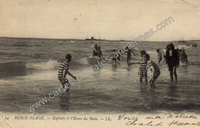 Carte postale ancienne Berck Plage — Berck (Pas-de-Calais)