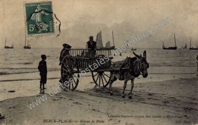 Carte postale ancienne Berck Plage — Berck (Pas-de-Calais)