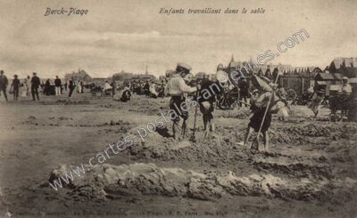 Carte postale ancienne Berck Plage — Berck (Pas-de-Calais)