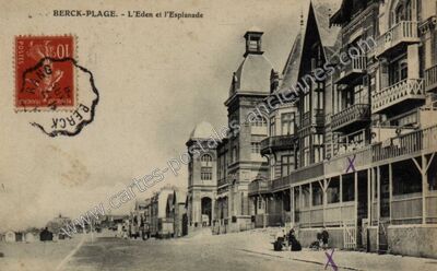 Carte postale ancienne Berck Plage — Berck (Pas-de-Calais)