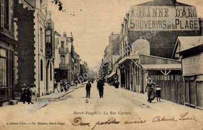 Carte postale ancienne Berck Plage — Berck (Pas-de-Calais)