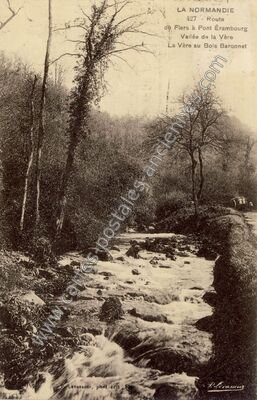 Carte postale ancienne Bois Baronnet — Non Localisée (Orne)