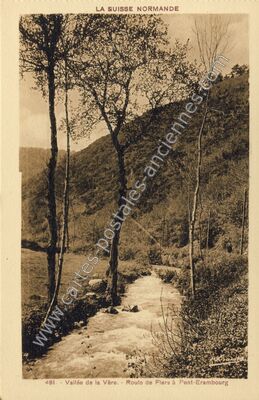 Carte postale ancienne Vallee de la Vere — Non Localisée (Orne)