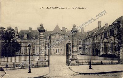 Carte postale ancienne La Préfecture — Alençon (Orne)