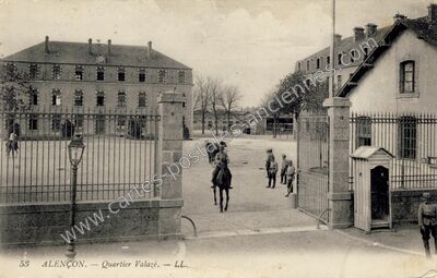 Carte postale ancienne Quartier Valazé — Alençon (Orne)