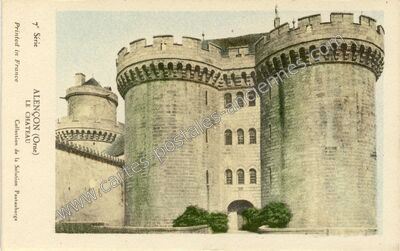 Carte postale ancienne Le Château — Alençon (Orne)