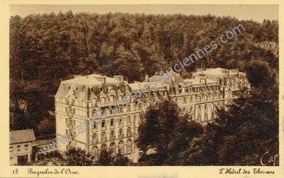 Carte postale ancienne L'Hôtel des Thermes — Bagnoles de l'Orne (Orne)