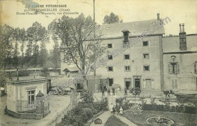 Carte postale ancienne Haute-Planche - Minoterie, vue d'ensemble — Bretoncelles (Orne)