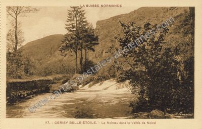 Carte postale ancienne LA SUISSE NORMANDE - Le Noireau dans la Vallée de Noirel — Cerisy-Belle-Étoile (Orne)