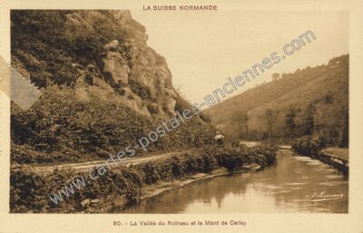 Carte postale ancienne Mont de Cerisy — Cerisy-Belle-Étoile (Orne)