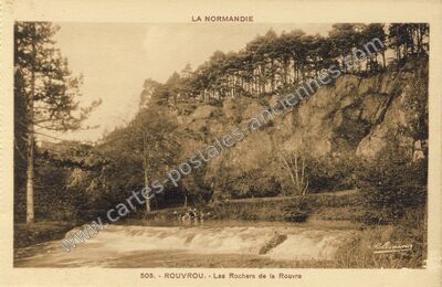 Carte postale ancienne Rouvrou — Ménil-Hubert-sur-Orne (Orne)