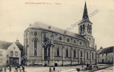 Carte postale ancienne Moulins-la-Marche