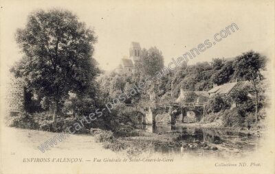 Carte postale ancienne Vue Générale de Saint-Ceneri-le-Gerei — Saint-Céneri-le-Gérei (Orne)