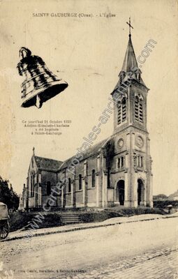 Carte postale ancienne Sainte-Gauburge-Sainte-Colombe