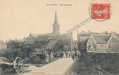 Carte postale ancienne La Poote — Saint-Martin-l'Aiguillon (Orne)