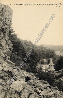 Carte postale ancienne Vallee de la Vee — Bagnoles de l'Orne (Orne)