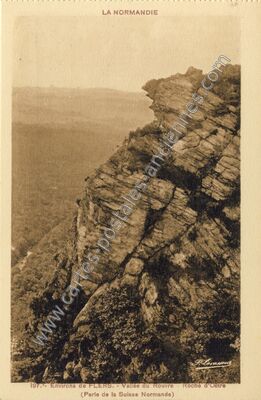 Carte postale ancienne Roche d'Oetre — Saint-Philbert-sur-Orne (Orne)