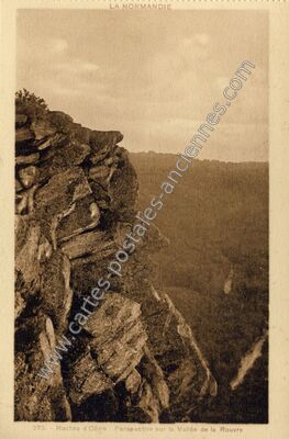 Carte postale ancienne Roche d'Oetre — Saint-Philbert-sur-Orne (Orne)