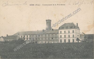 Carte postale ancienne Communauté de la Providence — Sées (Orne)