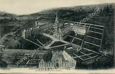 Carte postale ancienne Abbaye de la Grande-Trappe — Soligny-la-Trappe (Orne)
